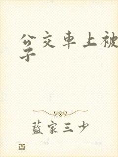 公交车上被摸奶子