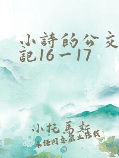 小诗的公交车日记16一17