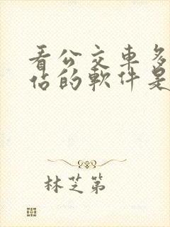 看公交车多久到站的软件是什么