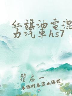 红旗油电混合动力汽车hs7