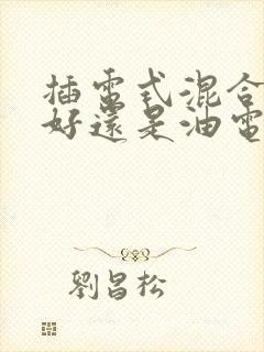 插电式混合动力好还是油电混合好
