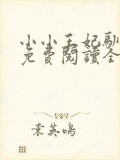 小小王妃驯王爷免费阅读全文
