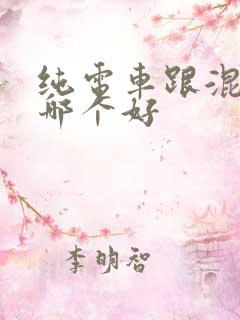 纯电车跟混动车哪个好