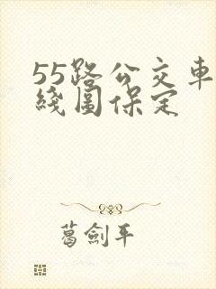 55路公交车路线图保定