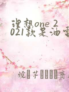 理想one 2021款是油电混合吗