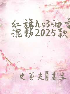 红旗hs3油电混动2025款