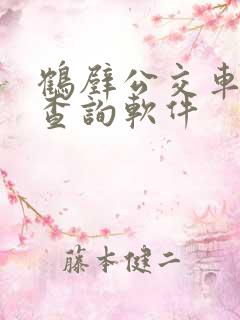 鹤壁公交车实时查询软件