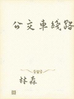 公交车线路站点