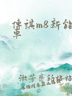 传祺m8新能源车