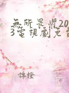 无所畏惧2023电视剧免费观看