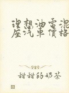 理想油电混合7座汽车价格