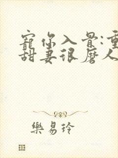 宠你入骨:重生甜妻很磨人