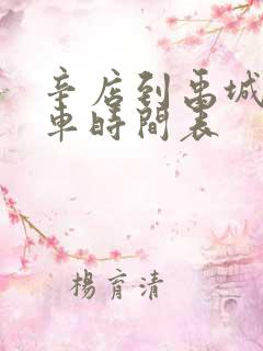 辛店到禹城公交车时间表
