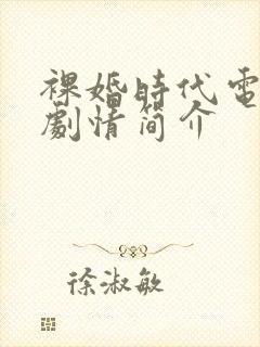 裸婚时代电视剧剧情简介