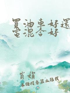 买油车好还是油电混合好