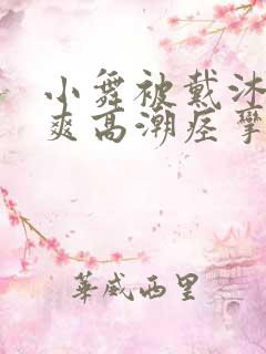 小舞被戴沐白到爽高潮痉挛小说