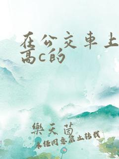 在公交车上弄到高c的