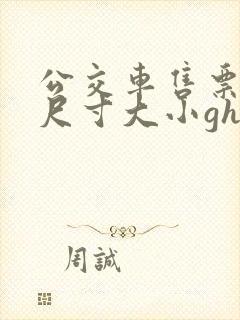 公交车售票员按尺寸大小gh