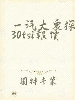 一汽大众探岳330tsi报价