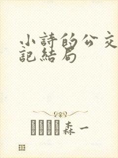 小诗的公交车日记结局