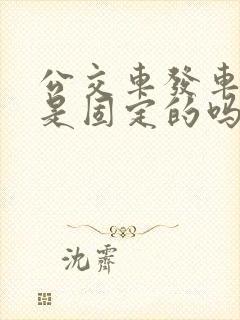 公交车发车时间是固定的吗