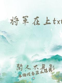 将军在上txt