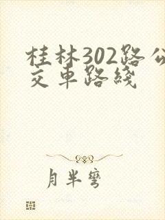 桂林302路公交车路线