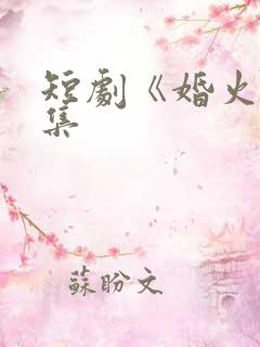短剧《婚火》全集