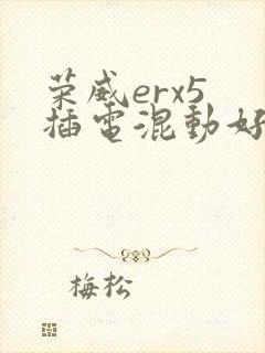 荣威erx5 插电混动好吗