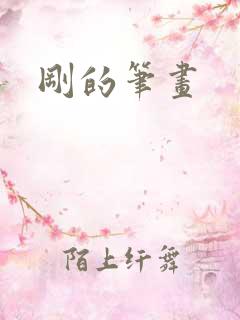 刚的笔画