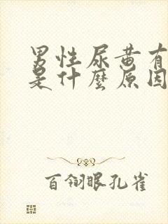 男性尿黄有异味是什么原因