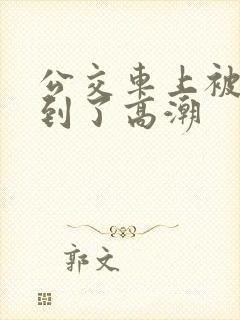 公交车上被人摸到了高潮