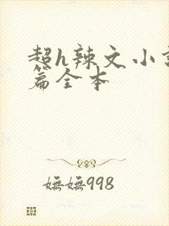 超h辣文小说长篇全本