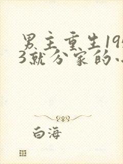 男主重生1953就分家的小说