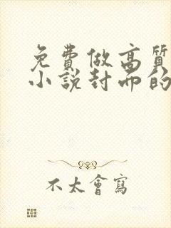 免费做高质量的小说封面的软件