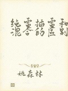 纯电插电和油电混合的区别
