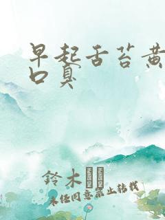 早起舌苔黄厚腻口臭