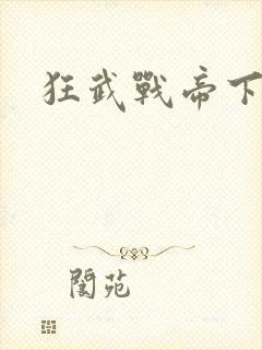 狂武战帝下载