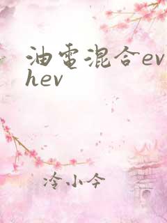 油电混合ev和hev
