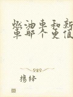 燃油车和新能源车哪个更值得买