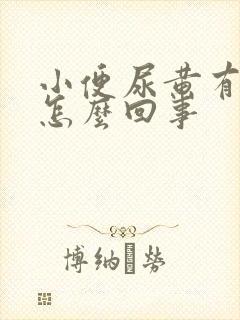 小便尿黄有泡沫怎么回事