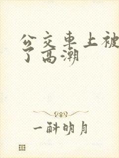 公交车上被弄到了高潮