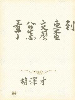 看公交车到哪里了怎么查