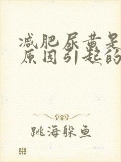 减肥尿黄是什么原因引起的