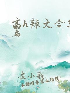 高h辣文合集短篇