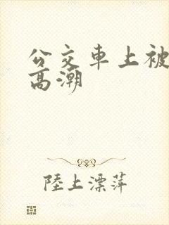 公交车上被弄的高潮