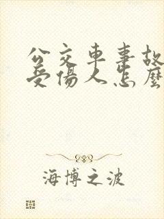 公交车事故乘客受伤人怎么赔偿
