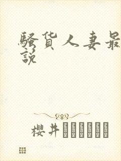 骚货人妻最新小说