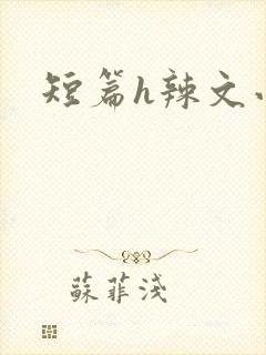 短篇h辣文小说