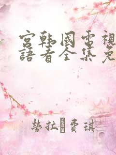 宫韩国电视剧国语看全集免费